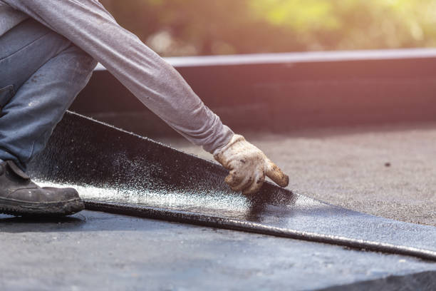 Professional Basement Waterproofing technician working in Rapidan, VA